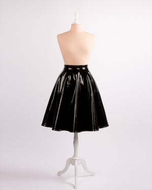 PRE-ORDER Everyday 50s Glamour Obscure Black Flared Skirt