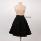 Everyday 50's Black Flared Skirt