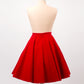 Everyday 50'S Red Flared Skirt