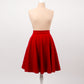 Everyday 50'S Red Flared Skirt