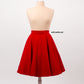 Everyday 50'S Red Flared Skirt