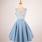 Jupe Everyday 50s Bleu Bébé – Queen Of The Main