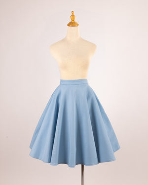 Jupe Everyday 50s Bleu Bébé – Queen Of The Main