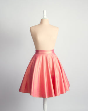 Everyday 50s Pink Sorbet Flared Skirt