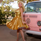 Everyday 50's Flared Skirt in Million Dollar Baby! Gold
