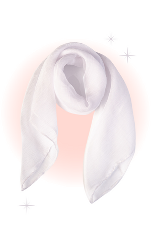 White Gradiation Scarf