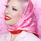 Foulard Vintage With a Twist Rose