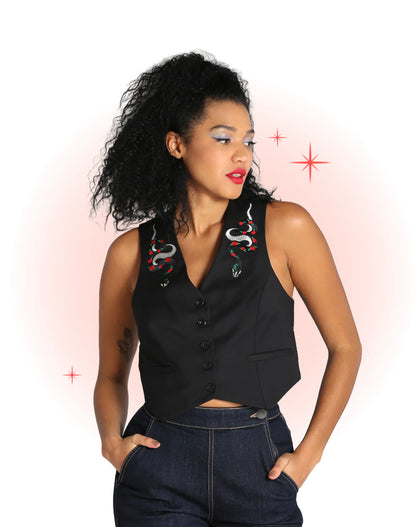 Gilet Viva Maria Noir