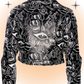 Chaqueta Graffiti En Blanco Y Negro