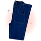 Jeans À Boutons Midge Bleu Indigo