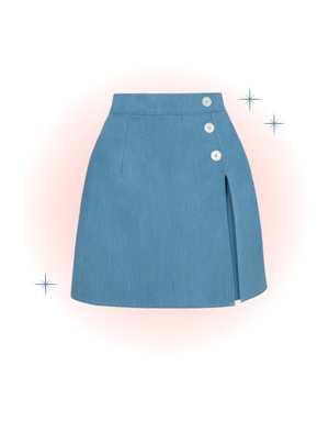 Rylee Blue Culottes