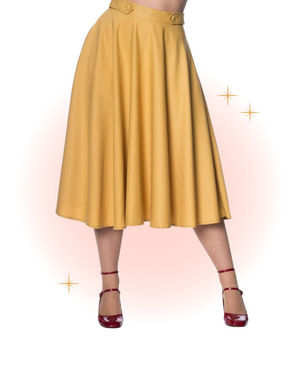 Di Di Swing Mustard Skirt
