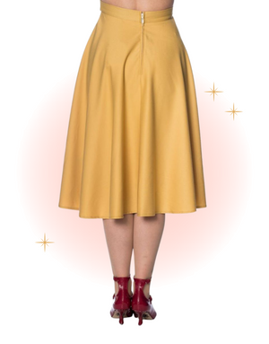 Di Di Swing Mustard Skirt