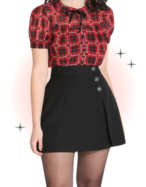 Black Cooper Skort