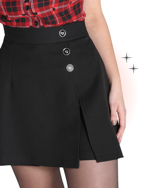 Black Cooper Skort