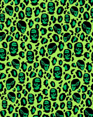 Jupe Évasée Frankenstein Verte