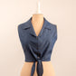 Chemisier Sans Manche Knotty Chambray