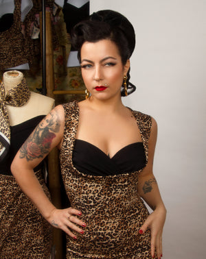 Top Allo Cheri Leopard