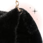 Manchon Pochette fourrure Lorna Noire