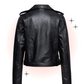 Marlon Black Leather Coat