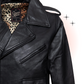 Marlon Black Leather Coat
