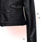 Marlon Black Leather Coat