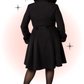 Abrigo de invierno negro Oita (PRE-ORDEN DISPONIBLE)