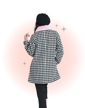 Manteau Milo Noir Et Blanc