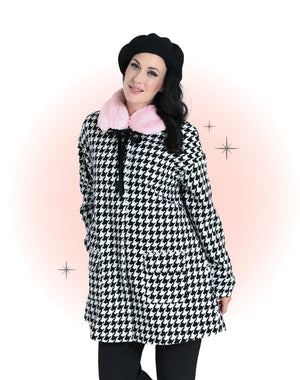 Manteau Milo Noir Et Blanc