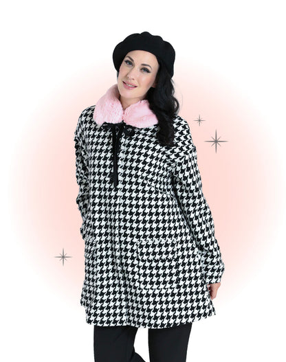 Manteau Milo Noir Et Blanc