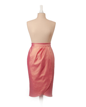 Marie Pink Sorbet Fitted Skirt