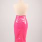 Marie Vinyl Hot Pink Skirt