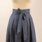 Pantalon Évasé Marlene D. Chambray Bleu