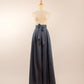 Pantalon Évasé Marlene D. Chambray Bleu