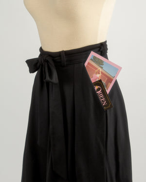 Pantalon évasé noir - Marlene D.