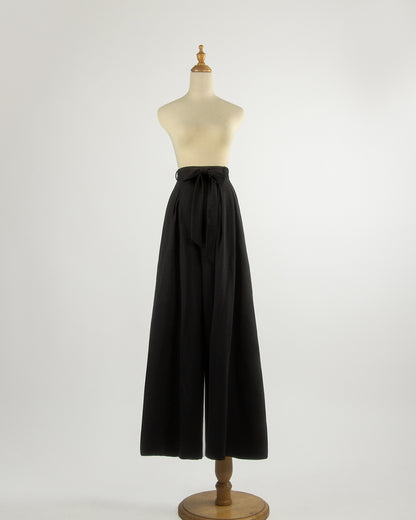 Pantalon évasé noir - Marlene D.