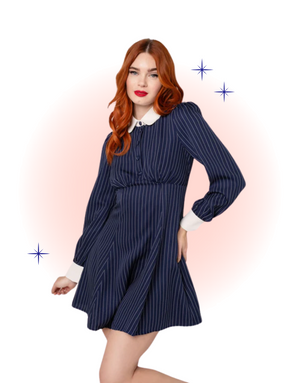 Navy Costello Mini Dress