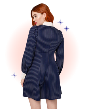 Navy Costello Mini Dress