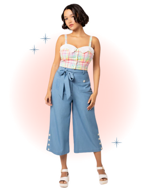 Pantalon Rylee Bleu
