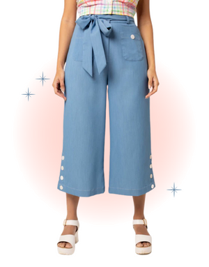 Blue Rylee Pants