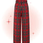 Pantalon Joanna 40's Christmas Rouge
