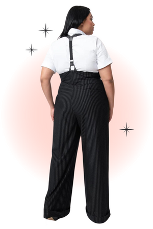 Pantalones Thelma en blanco y negro