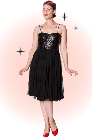 Robe Rétro Love Noir