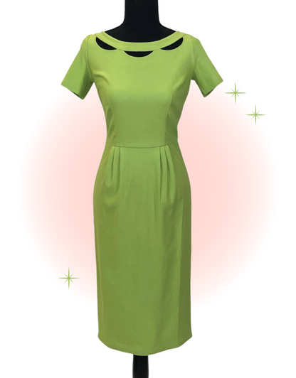 Robe Ajustée Connie Verte
