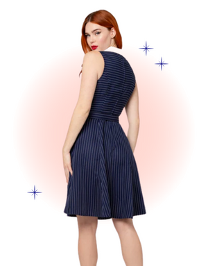 Navy Costello Dress