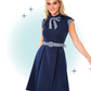 Robe Évasée Bonny Marine