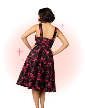 Robe Évasée Bownita Noir