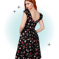 Robe Évasée Carlotta Noire