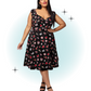 Robe Évasée Carlotta Noire