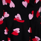 Robe Évasée Confetti Noire